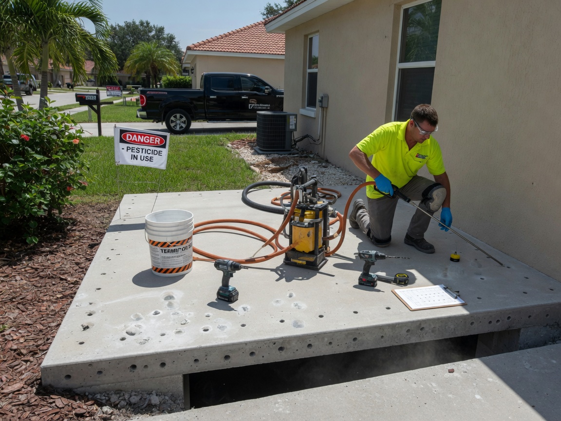 Termites Under Slab in Orlando 32828, FL